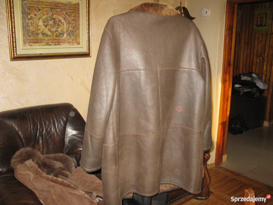 Włoski lekki kożuch damski Pruszków sprzedam