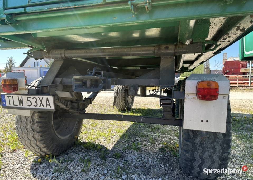 Przyczepa Paul auwarter 62T 3strony nieuszkodzony Łachów