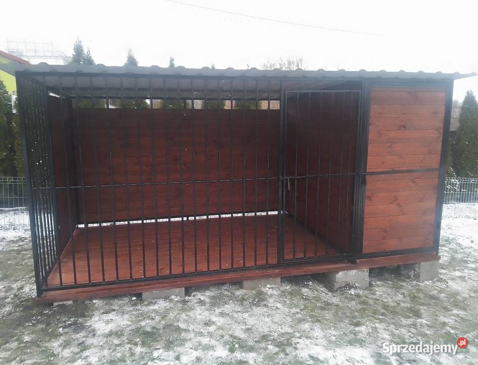 Kojec psa 4x2m z ocieplanym pomieszczeniem jako Dla psów Piaseczno