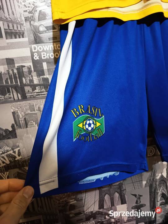 Strój Piłkarski Neymar JR Brazylia Komplet niebieski Suwałki