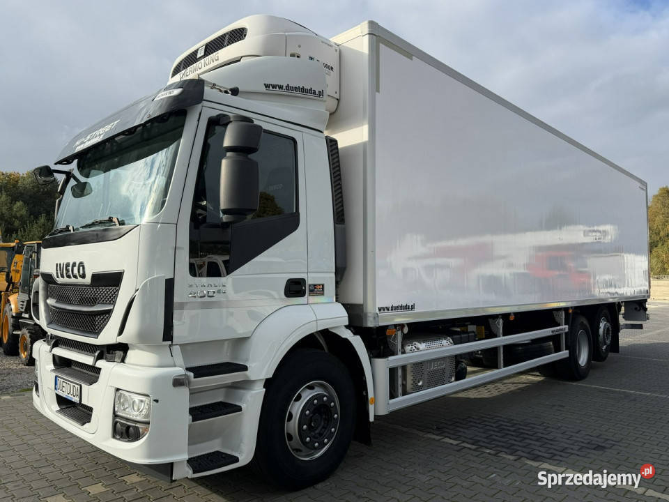 Iveco STRALIS 260S40 E6 Chłodnia Mroźnia Agregat diesel Widełki