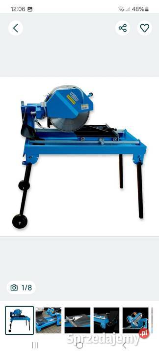 Przecinarka budowlana, wodna, do kamienia, kostki,cegieł 400 mm Tyrolit