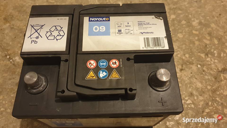 Akumulator 12v 45Ah w b stanie wymiary 19x175x21 osobowe Radom