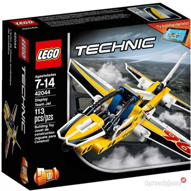 Lego 42044 Technic Odrzutowiec samolot 2w1 pomorskie Gdańsk