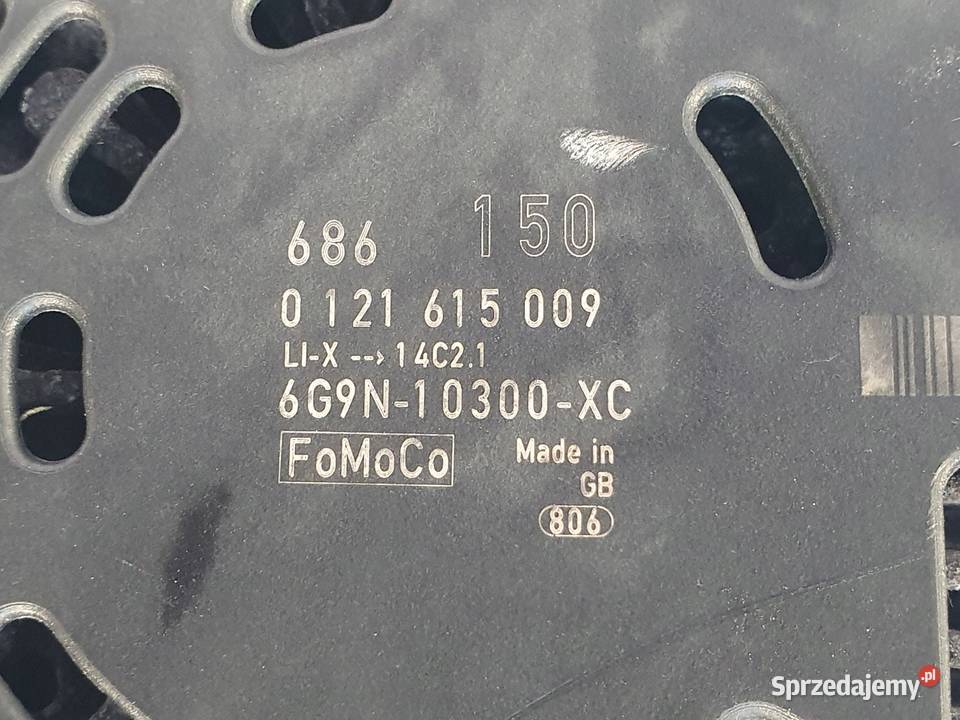 ALTERNATOR Ford Mondeo MK4 20 TDCI 0121615009