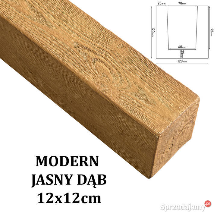 Belka Modern 12x12 JASNY DĄB Gdów