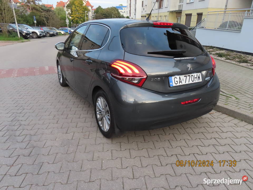 PEUGEOT 208 SALON POLSKA I WŁAŚCICIEL 15 110KM pomorskie Gdynia