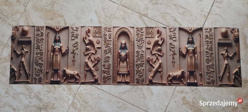 Bieżnik na stół z egipskim wzorem Lędziny