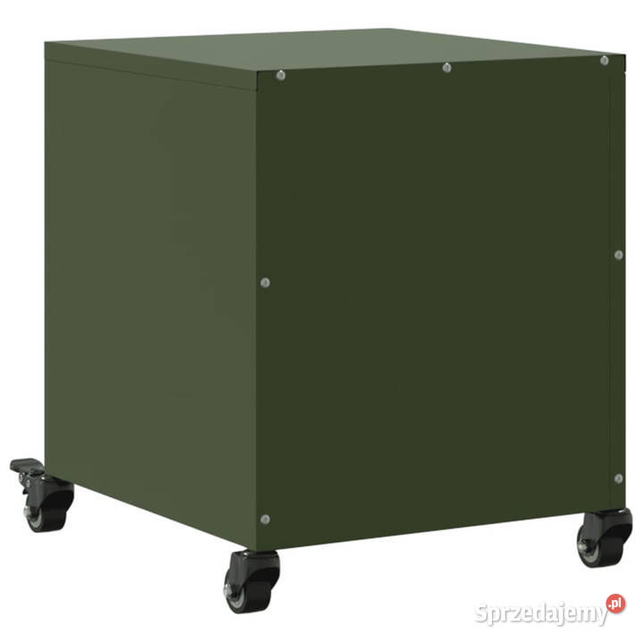 Szafka nocna oliwkowa zieleń 36x39x435 stal Nocne Meble Warszawa sprzedam