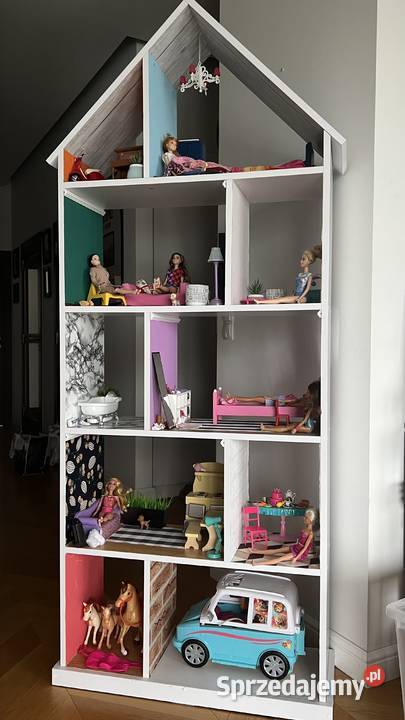 Dom lalek Barbie z wyposażeniem Mikołajki Święta Mattel Warszawa sprzedam