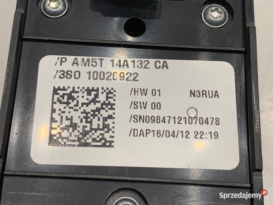 PRZEŁĄCZNIK SZYB FORD C II AM5T14A132CA 1019 osobowe