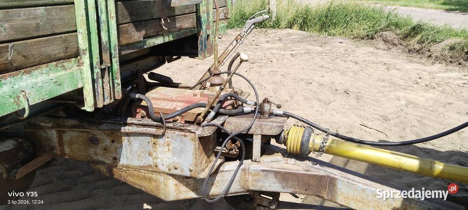 Przyczepa tandem wywrotka Własna hydraulika mazowieckie Stupsk sprzedam