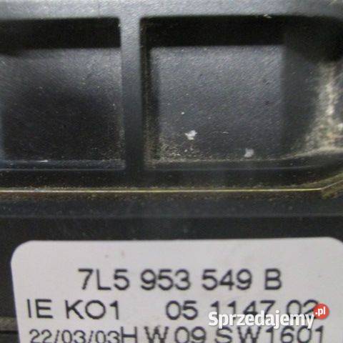 PRZEŁĄCZNIK ZESPOLONY PORSCHE CAYENNE 7L5953549B wielkopolskie Rakoniewice
