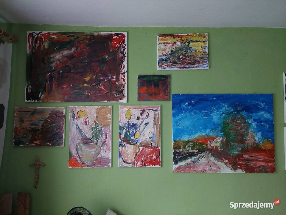 Dyptyk kompozycja Węgorzyno sprzedam