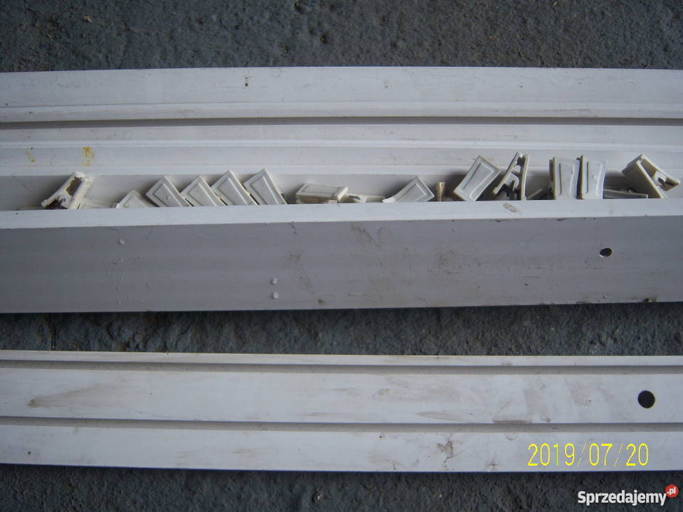 Kanisz karnisze plastikowe dwurzędowe szyny Kielce