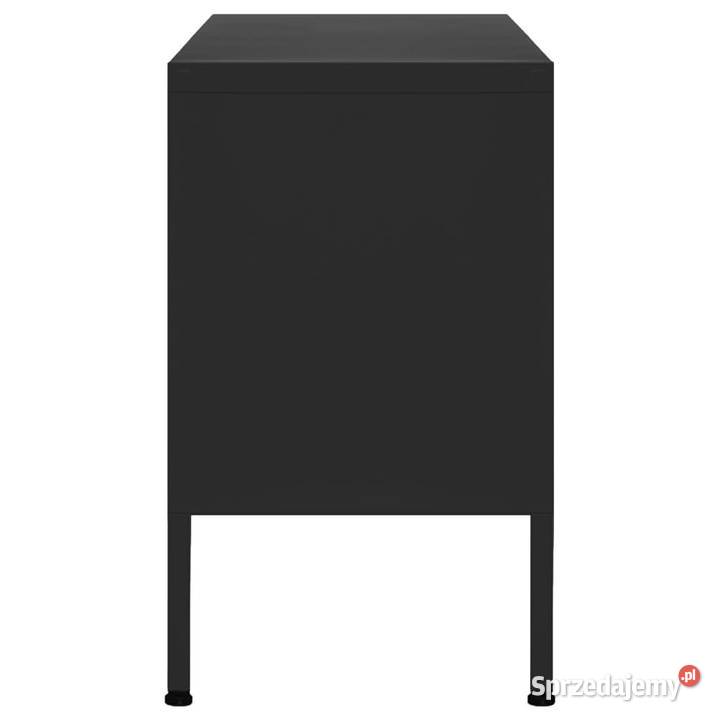 Szafka pod telewizor czarna 105x35x52 stalowa Warszawa