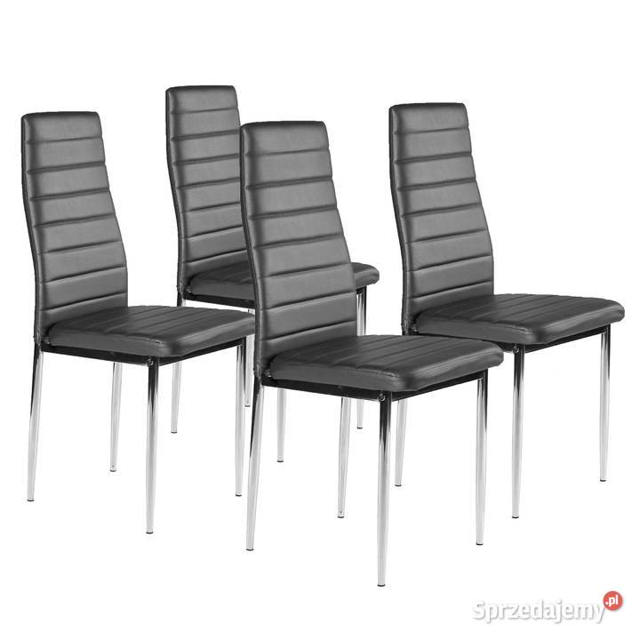 Krzesło z ekoskóry do salonu i jadalni 4 Smogorzów sprzedam