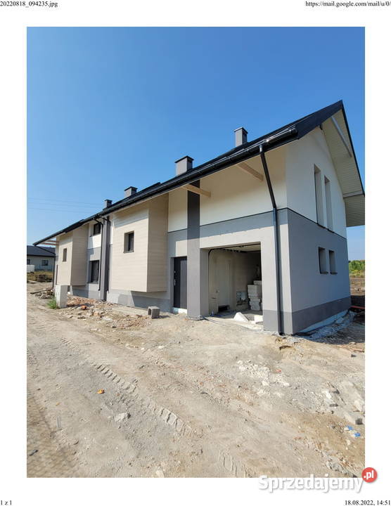 SŁOMNIKi Prandocin Wysiołek bliźniak w spokojnym 680m2 Słomniki