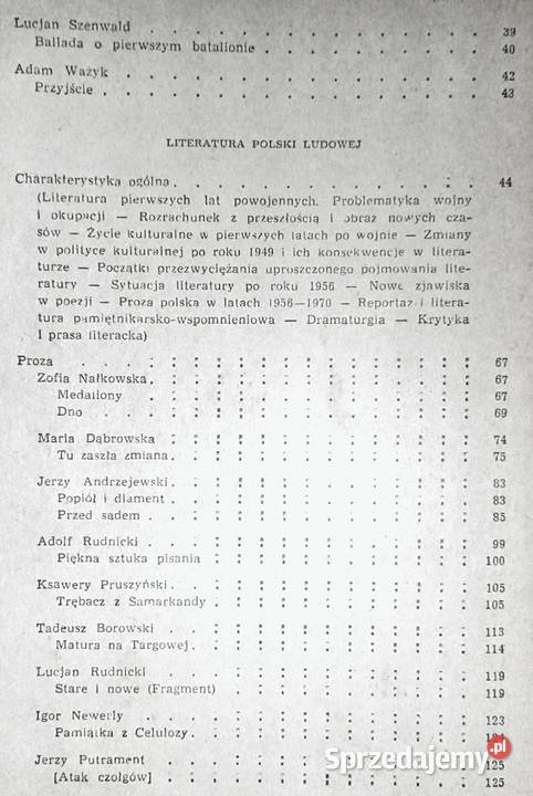 Polska literatura współczesna Ryszard Chełm