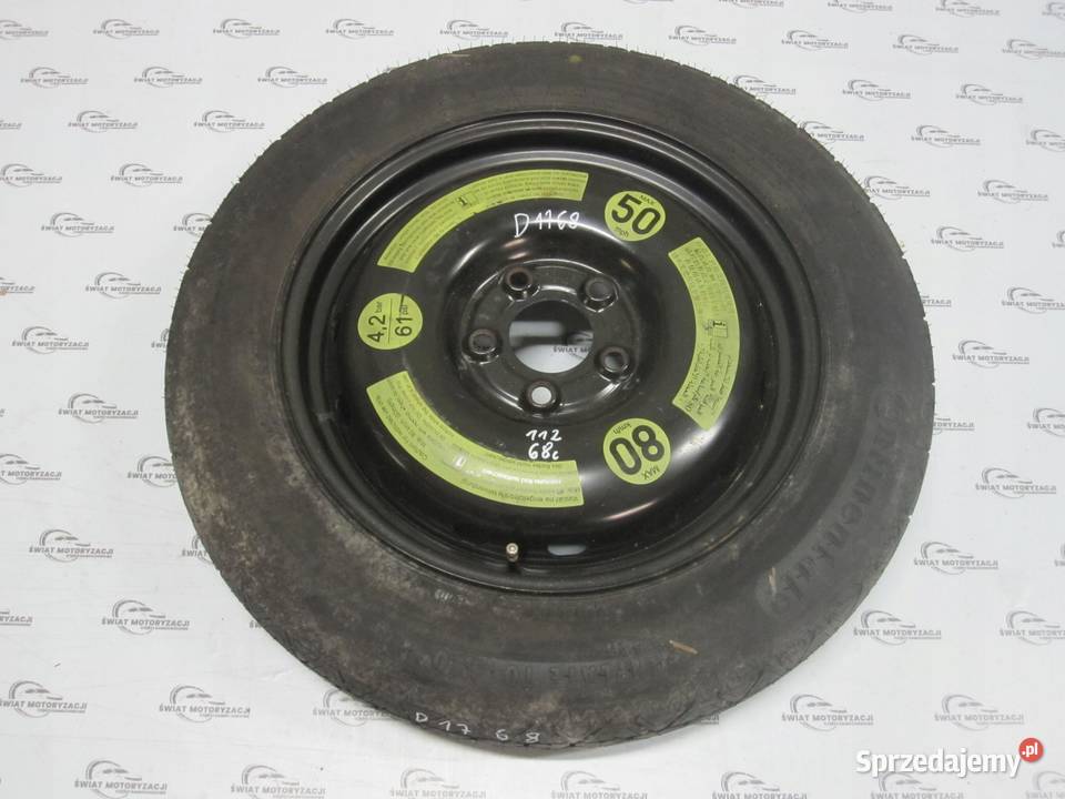 MERCEDES W169 koło dojazdowe 1259016 98M 5x112