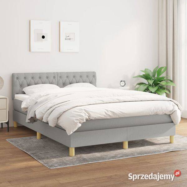 vidaXL Łóżko kontynentalne z materacem Warszawa