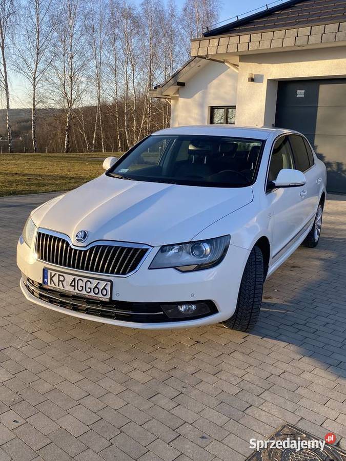 Skoda Superb LaurinKlement 4X4 DSG salon Polska biały małopolskie Kraków