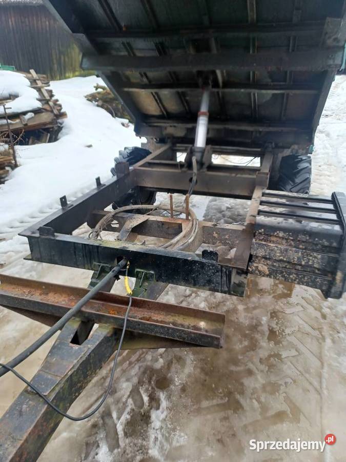 Przyczepa wywrotka jednoosiowa Młynary