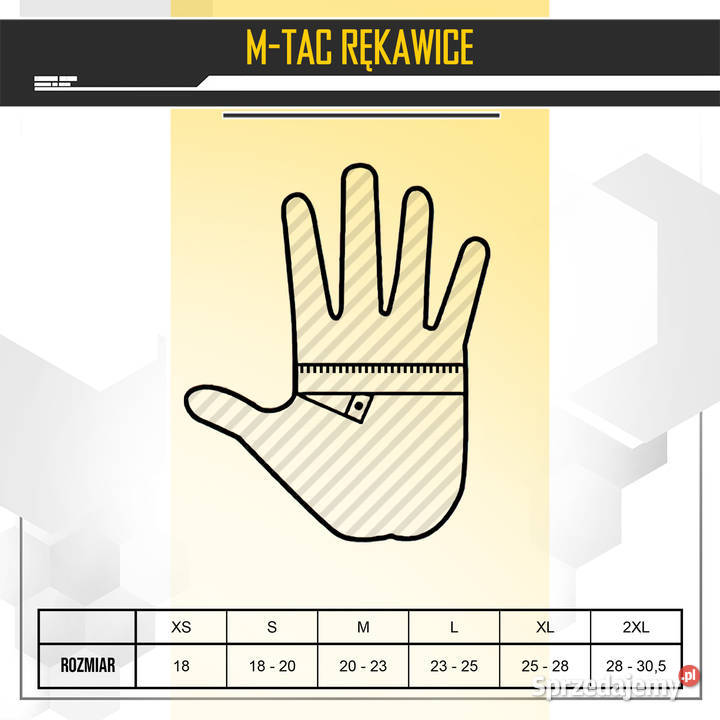 Rękawice zimowe taktyczne MTac Extreme Tactical Dodatki Bełchatów