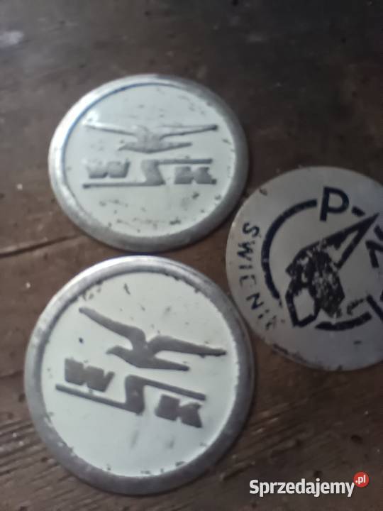 Wsk emblemat ptaki kos lelek Bąk Dudek Piotrków Trybunalski