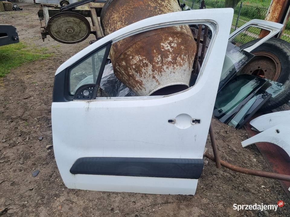 DRZWI LEWY PRZÓD PARTNER BERLINGO III DRZWI LEWY osobowe Części samochodowe