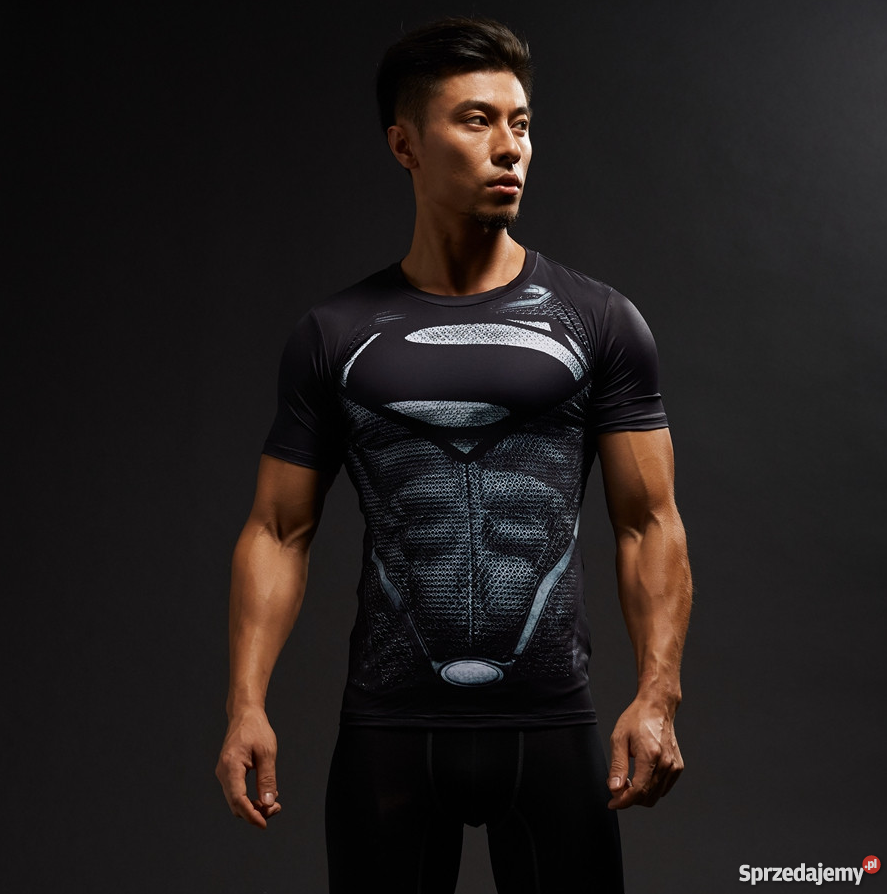 Koszulka Termoaktywna SIŁOWNIA Rashguard Superman rozmiar XL