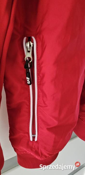 Armani XL bluza czerwona ea7 emporio bawełna Warszawa sprzedam