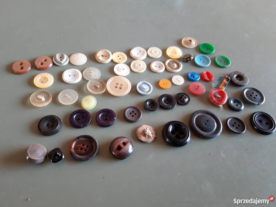 Stare guziki PRL Ostrów Wielkopolski