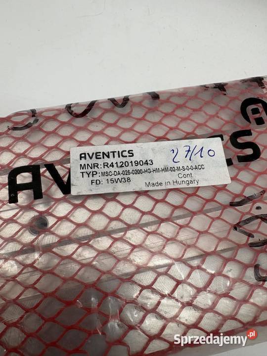 Rexroth MSC DA 025 0200 HG HM HM 02 M S 0 0 ACC Pozostałe Warszawa sprzedam