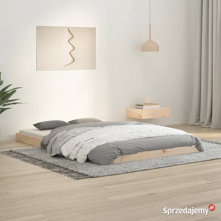 vidaXL Rama łóżka 120x190 lite drewno Warszawa