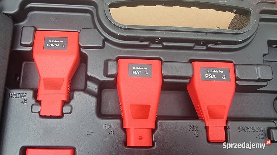 AUTEL adaptery komplet NOWY 808 906 walizka