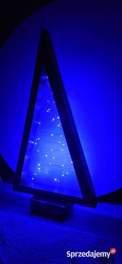 choinka drewniana led święta mazowieckie Warszawa sprzedam