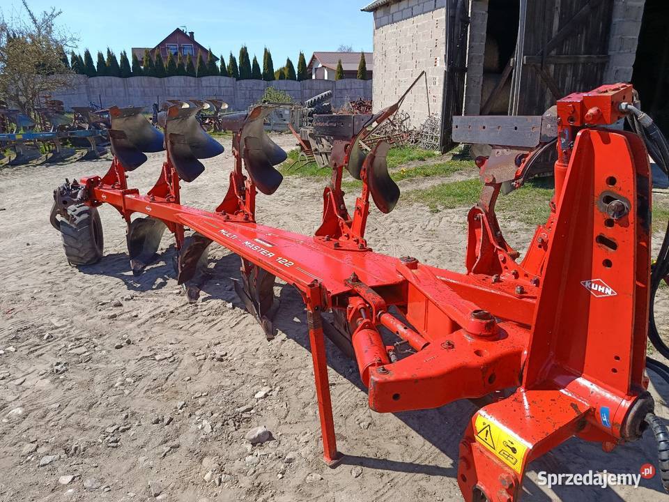 Pług 5 skibowy obrotowy kuhn multi master 122 Skrzydłowo