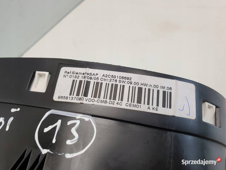 PEUGEOT 407 18 16V LICZNIK ZEGARY Europa osobowe lubelskie Rudka