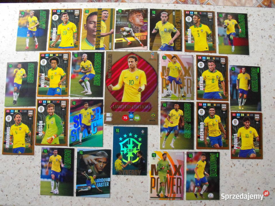 Karty FIFA 365 PANINI karty z piłkarzami Mykanów sprzedam