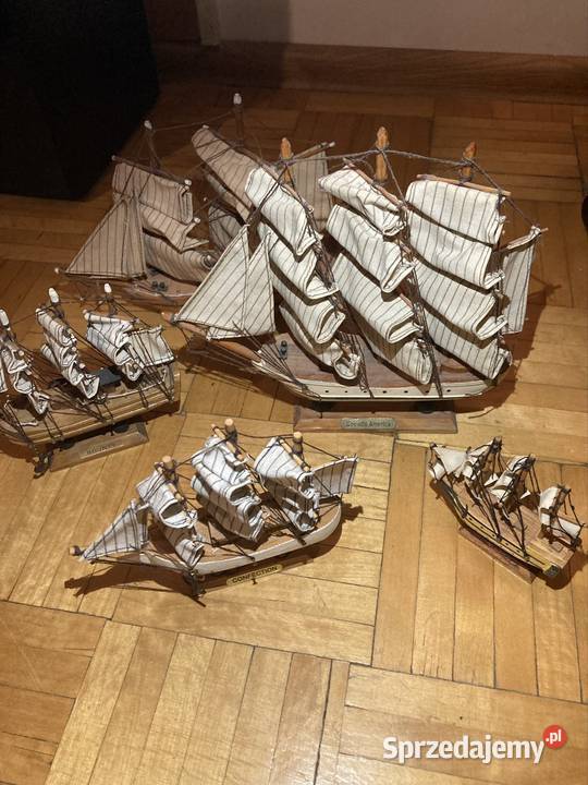 Drewniane statki kolekcjonerskie Świdnik