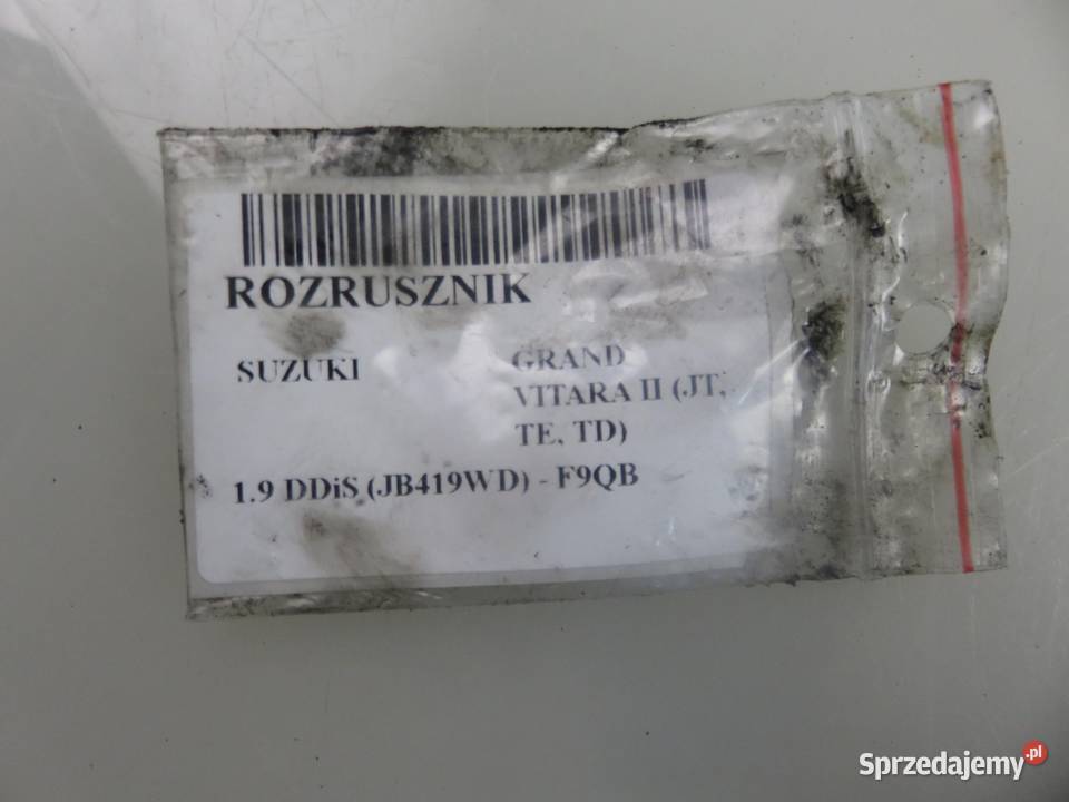 ROZRUSZNIK SUZUKI GRAND VITARA II 19 DDiS Układ elektryczny silnika