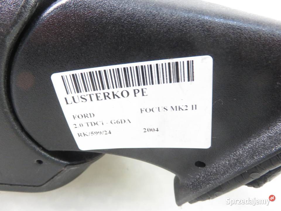 LUSTERKO PRAWE FORD FOCUS MK2 II 6 PIN