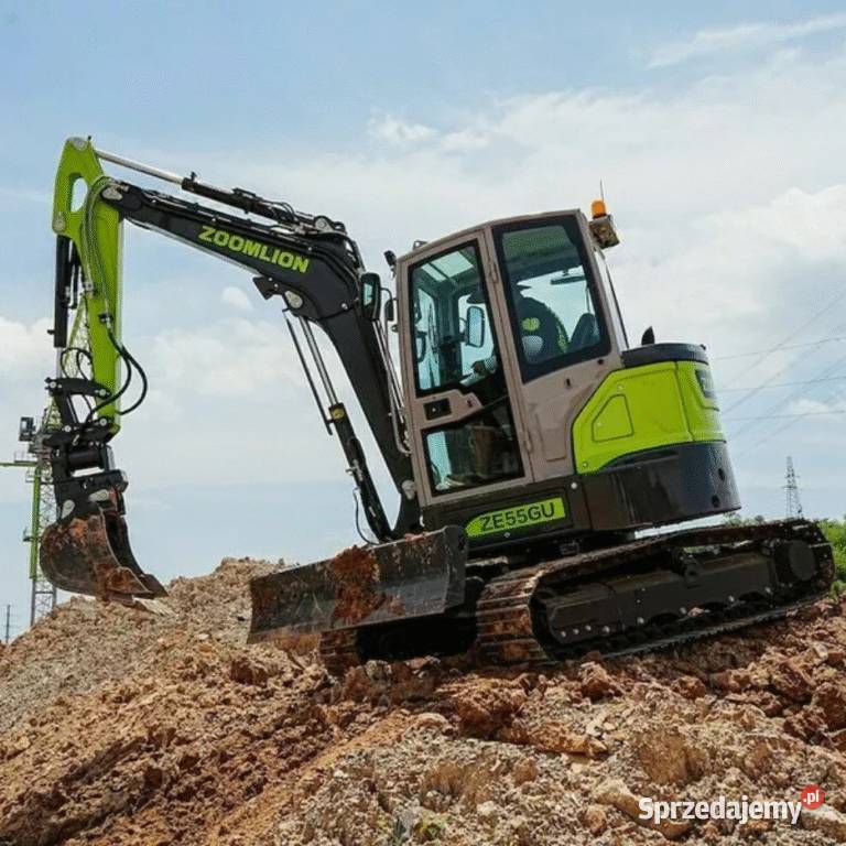 Minikoparka gąsienicowa ZOOMLION ZE55GU Wrocław