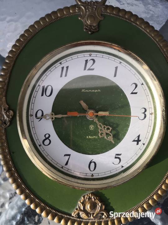 Stary Zegar Radziecki Jantar podkarpackie Dębica