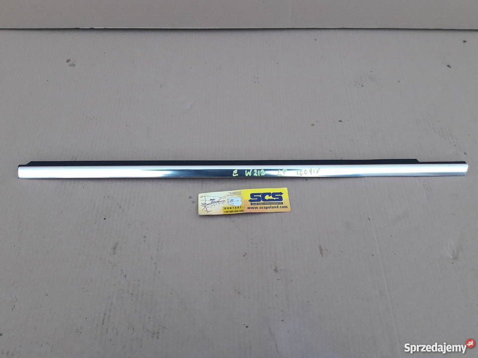 MERCEDES E KLASA W212 LISTWA DRZWI LEWY PRZÓD osobowe