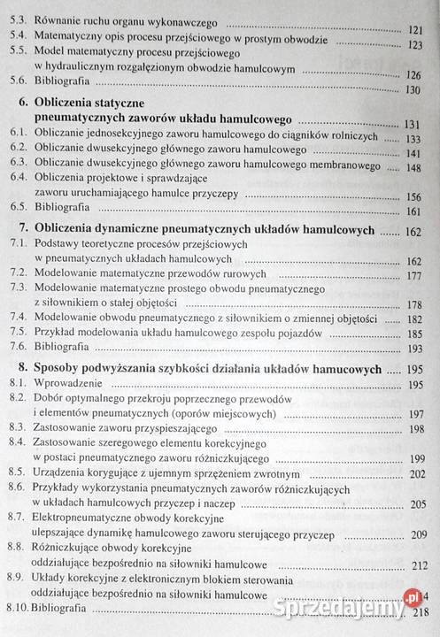 Układy hamulcowe pojazdów Obliczenia Mikołaj Rok wydania 2005 Chełm