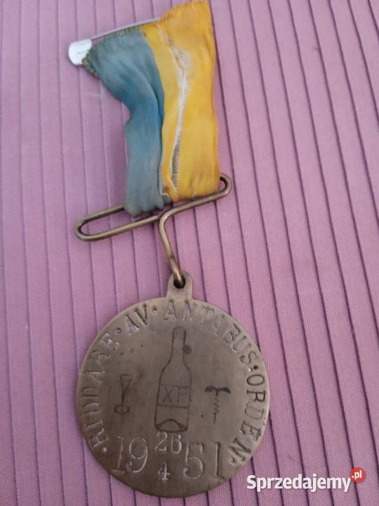 Medal plakietka alkoholika małopolskie Żabno