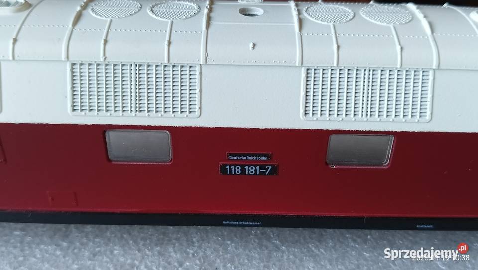 Obudowa do lokomotywy BR 118 Piko H0 stan Kraków