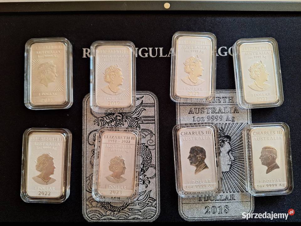 Sztabko monety Dragon 20182025 cała seria